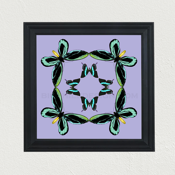 Queen Alexandria's Birdwing Kaleidoscope Print